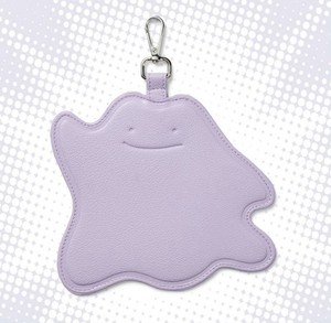 Pokémon Ditto Purple Faux Leather Luggage Tag w/ Clip, Faux Leather Material