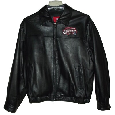 New England Patriots スタジャン NFL Men's Starter Red New England Patriots Printed Team Logo Satin