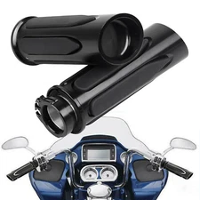 1" Handlebar Hand Grips For Harley Road Glide King Softail Fat Boy Sportster XL