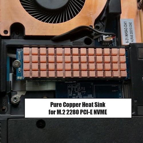 PC Notebook SSD Heat Sink for M.2 2280 PCI-E NVME with Thermal Pad (2.5mm) - Afbeelding 7 van 10