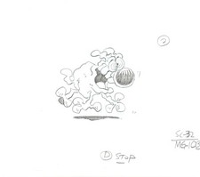 Mother Goose Grimm Grimmy Cel Drawing Animation Vintage Cartoon 1991-2 697