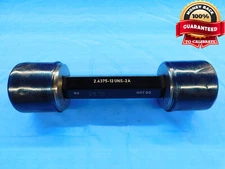 2 7/16 12 UNS 2A SET THREAD PLUG GAGE 2.4375 GO NO GO P.D.'S = 2.3815 & 2.3753