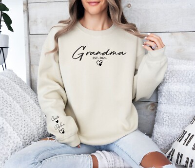 Oma Pullover, Oma Established Pullover mit Jahr und Namen, Nanna, Nannan