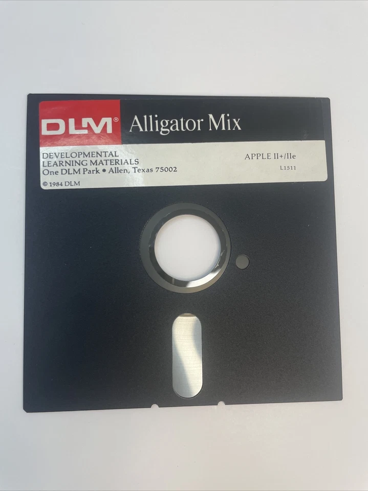 Apple II ALLIGATOR MIX DLM MATH SKILL BUILDERS - Image 2 of 4