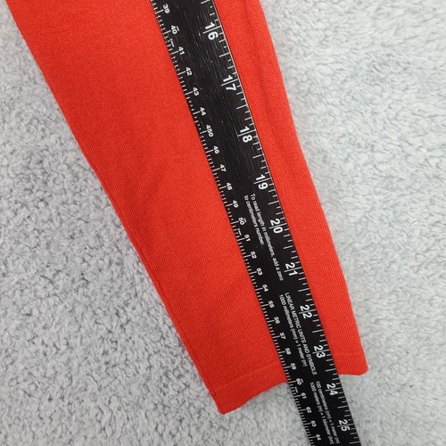 Eileen Fisher Merino Wool Sweater XL Red Cowl Neck Long Sleeve Knit Pullover Top - Picture 11 of 16