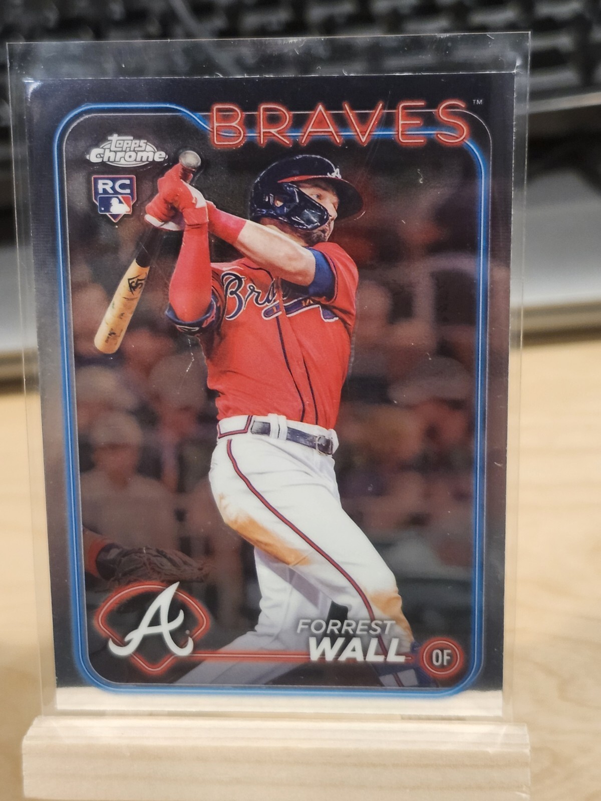 2024 Topps Chrome Base #176 Forrest Wall  - Atlanta Braves