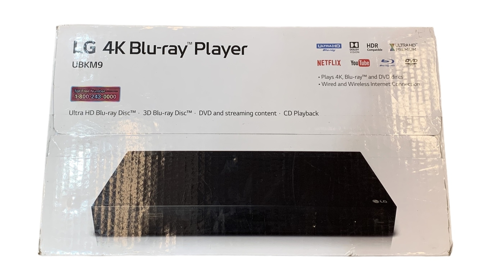 LG UBKM9 4k Streaming UltraHD Bluray DVD Player eBay