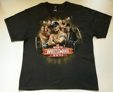 RARE Authentic 2010 WWE Wrestling T-Shirt Road To WrestleMania XXVI Black XL
