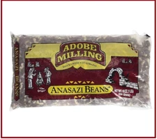 Adobe Milling Dried Anasazi Beans 16oz Bag Pack of 6