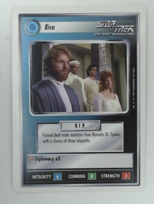Star Trek CCG - Riva - 1994 Premiere Alpha WB -T328