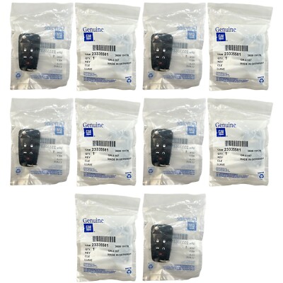 NON-US Lot 10 OEM 10-21 Chevy Camaro Flip Smart Key Remote OHT01060512