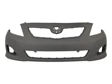 NEW Primered Front Bumper Cover Fascia for 2009 2010 Toyota Corolla Sedan 09 10