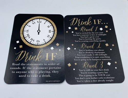 Silvester Spielset 40 Gold Gamerific Bundle von Big Dot Of Happiness Neu  - Bild 5 von 6