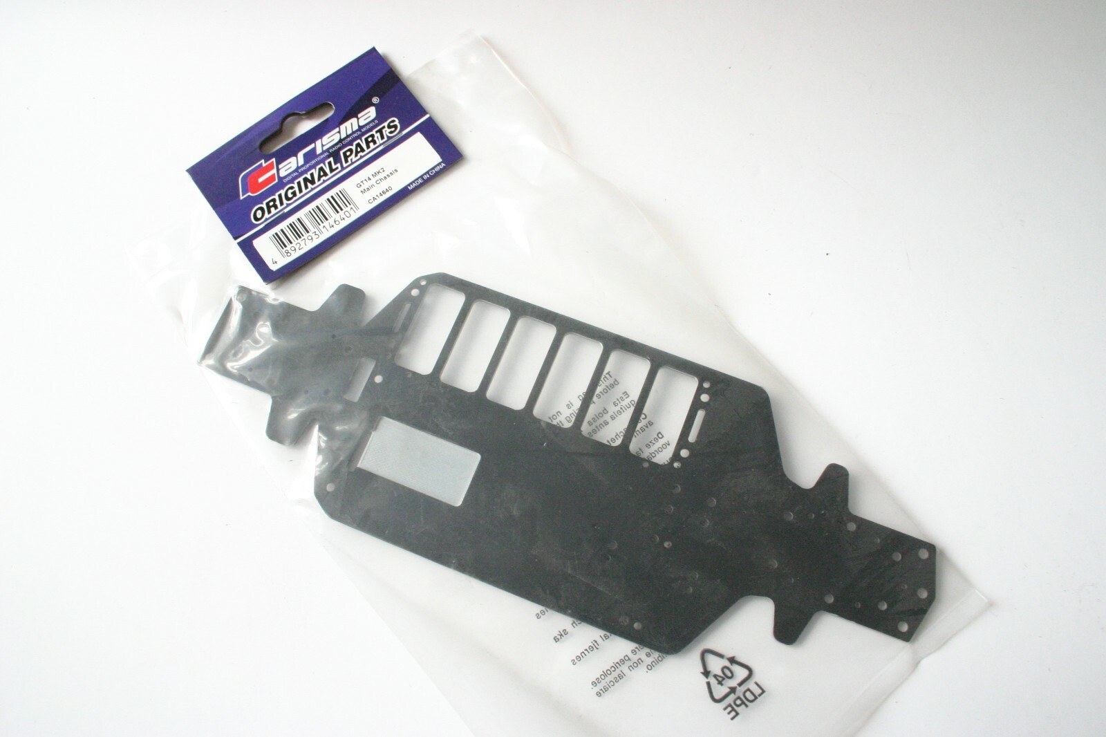 Carisma GT14 MK2 Main Chassis Plate - CA14640