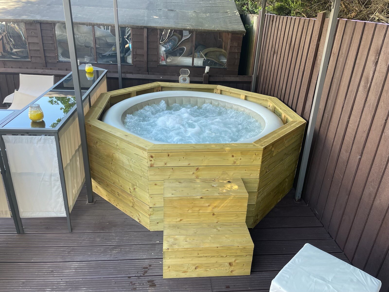 Bespoke Wooden Hot Tub Surround / Ice Tub FREE DELIVERY eBay
