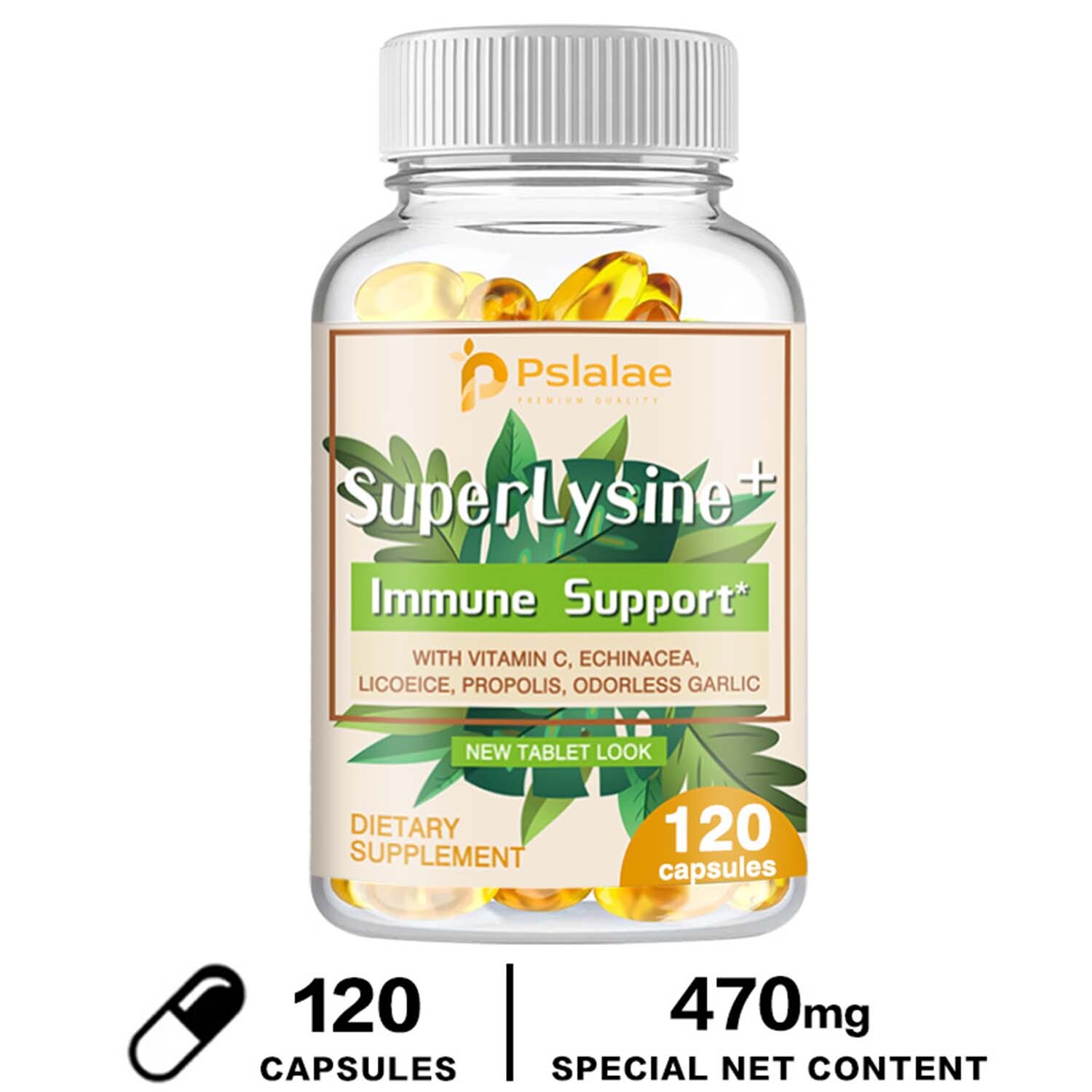 SuperLysine - Mejorar la energía, mejorar la inmunidad - Vitamina C, propóleo