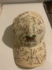 2 Vintage Signed PGA 1998 US Colonial Golf Cap Hats Multi-Autographs     L@@K