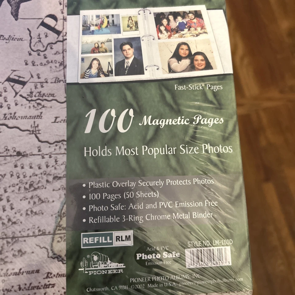 先锋相册 100 磁页自粘性。 Old World Style. 密封! — 第 3/3 张图片