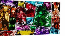 Anime Crossover OP DBZ Canvas Pictures Wall Art - High Quality Art Print