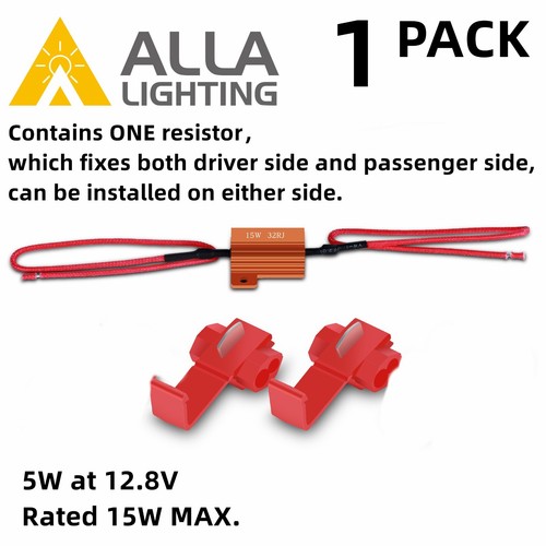 5W Load Resistor Fix GM GMC Chevy Cadillac LED Backup Reverse Light