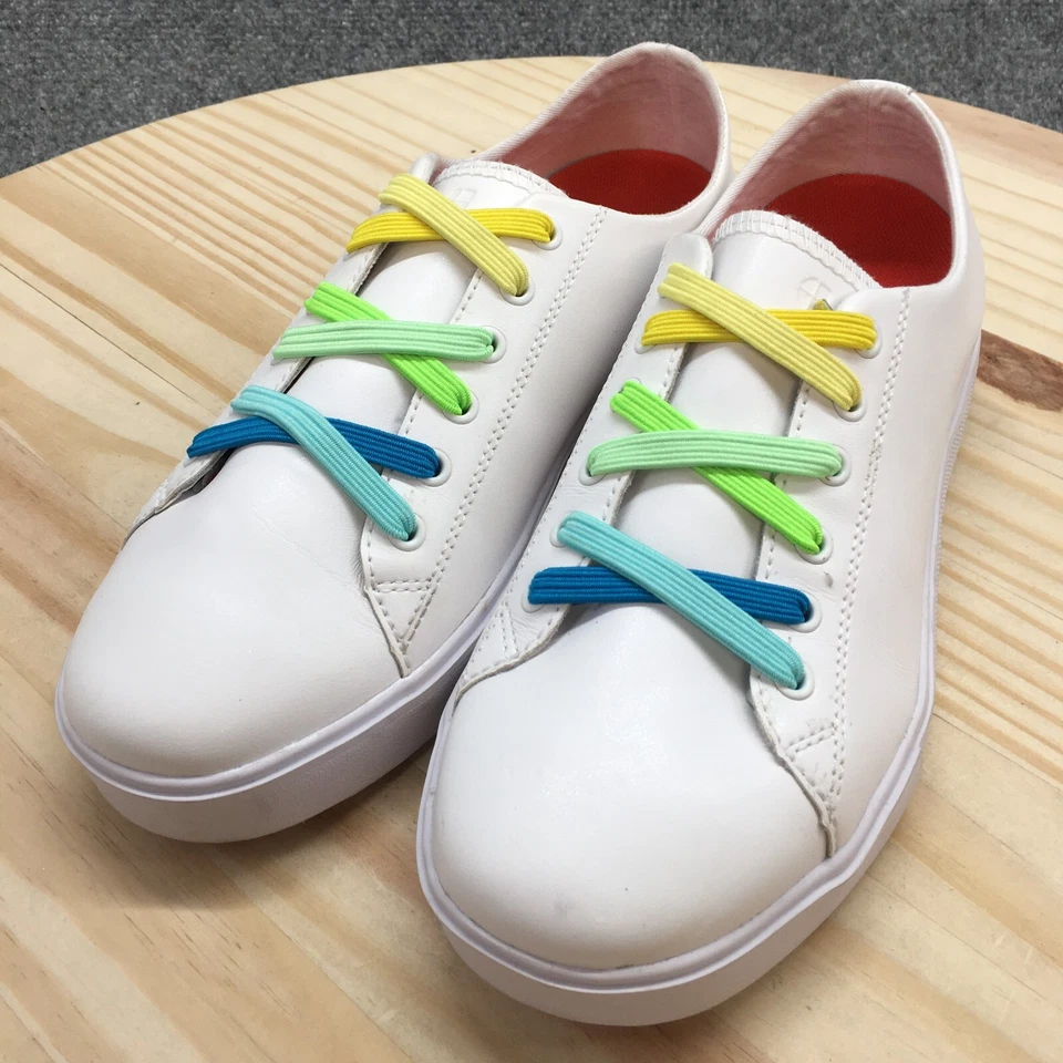 Туфли для экипажей туфли женщин 7,5 комфорта кроссовок белый шнурует вверх низкий верхний 36320 - Изображение 4 из 4