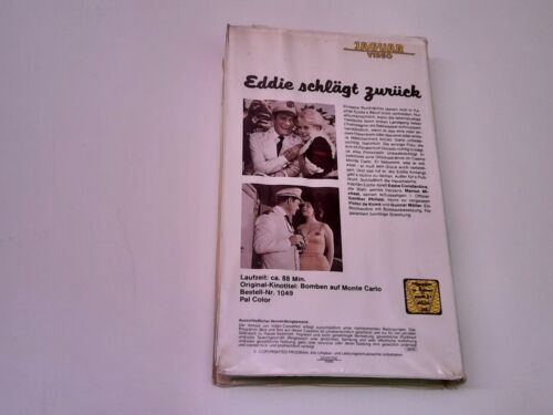 Eddie schlägt zurück 1960 VHS German PAL Video Constantine Bomben auf Monte Carl - Bild 2 von 5