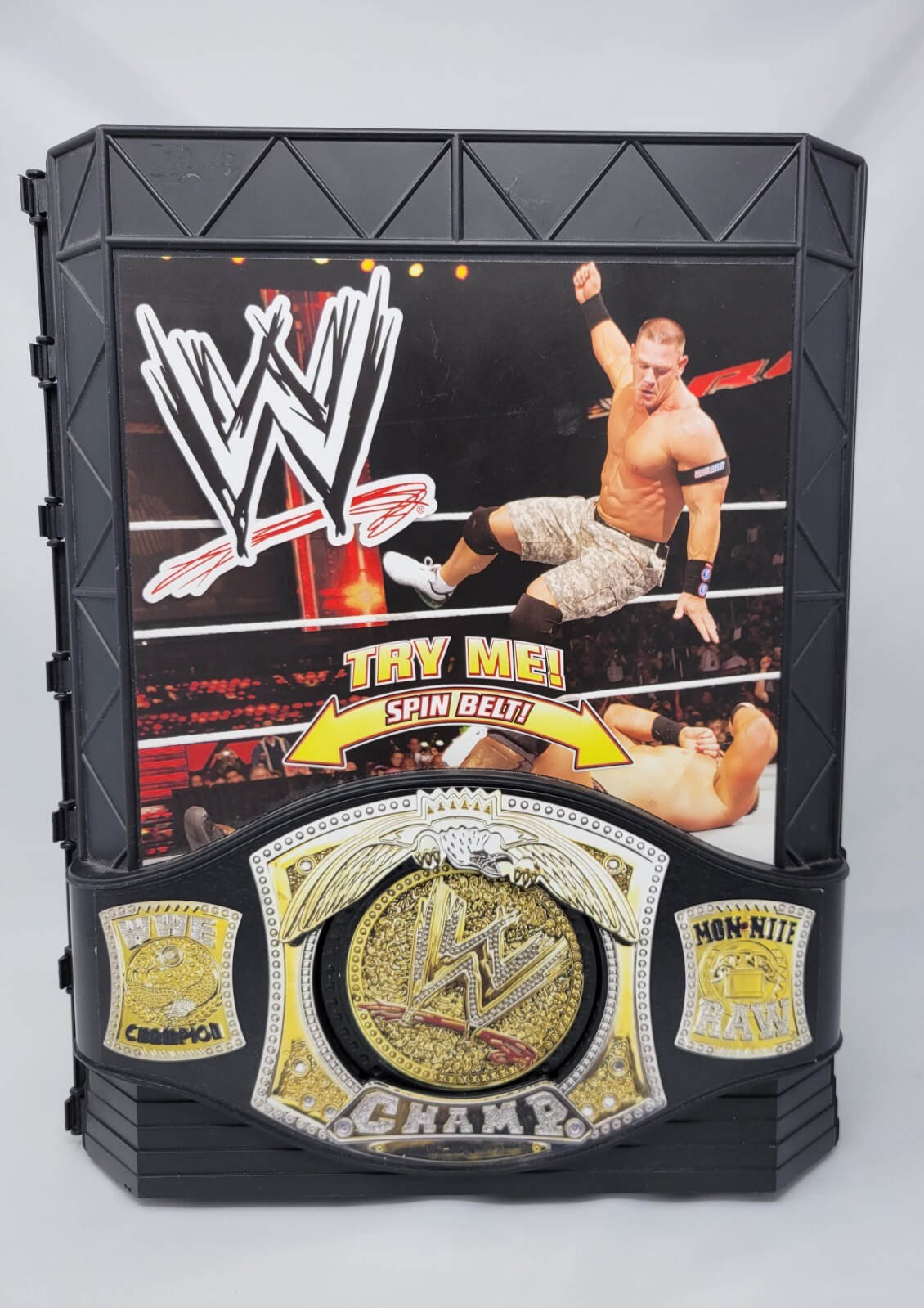 WWE WRESTLING ACTION FIGURE CARRYING CASE MATTEL JOHN CENA WWE *CASE