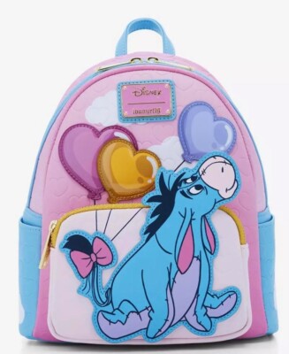 Loungefly Disney Winnie the Pooh Eeyore Balloons Mini Backpack BNWT