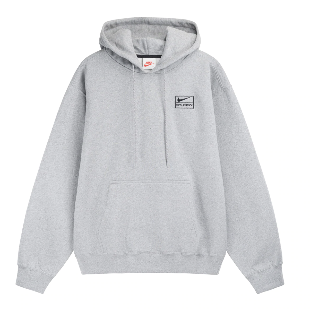 STUSSY X NIKE NRG HOODIE Heather Grey 2022