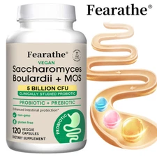 Boulardii Mos Caps Enhanced Intestinal Protecion Gut Health Digestive Support