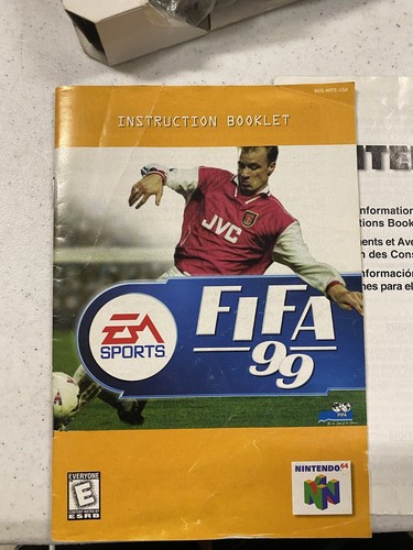 ⚡️FIFA 99 Soccer Nintendo 64 N64 Game - Authentic - Tested Complete In Box Cib⚡️ - Picture 4 of 10