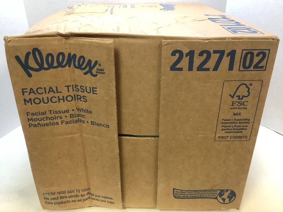 Kleenex 21271 Facial Tissue, 36 Boxes of 90, 3240 Total Tissues, Disheveled Case - Image 4 of 4