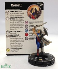 Heroclix Avengers Infinity set Quasar 050 Chase figure w/card 