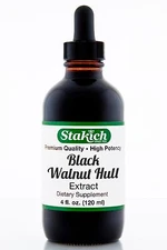 4oz Black Walnut Hull Extract High Quality 100% Natural Pure Herbal Tincture