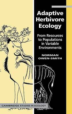 Adaptive Herbivore Ecology Owen-Smith Hardback Cambridge University Press