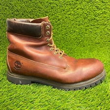 Timberland Premium 6 Inch Heritage Mens Size 13M Brown Outdoor Waterproof Boots