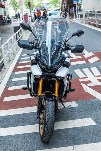 Frame Engine Guard Stunt Cage Safety Crash Bar Falling Protector For Tracer 9 GT - Picture 21 of 22