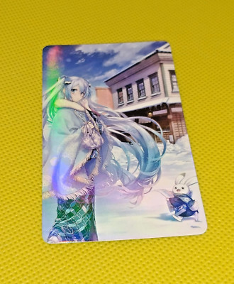 Snow Hatsune miku Edo Japan  Waifu Goddess Story Anime Girl holo card