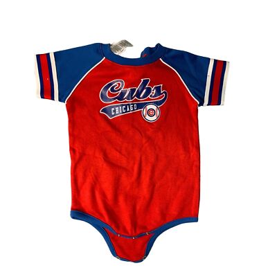 Team Athletics Boys Infant Baby Size 18 months Short sleeve 1 piece Bodysuit red