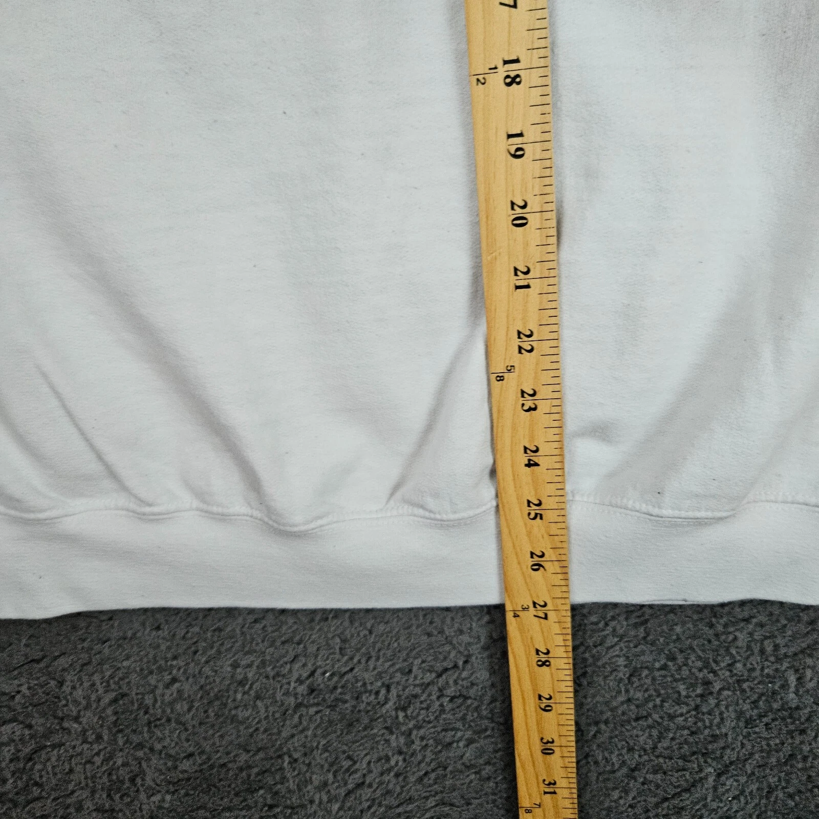 VETEMENTS Maglione Sherwin Williams Piinters XL felpa manica lunga bianco abbigliamento da lavoro