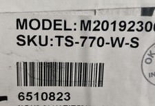 Crestron TS-770-W-S 7 White Table Top Touchscreen. New. Home OS Compatible.