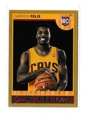 2013-14 NBA Hoops - Gold #290 Carrick Felix (RC)