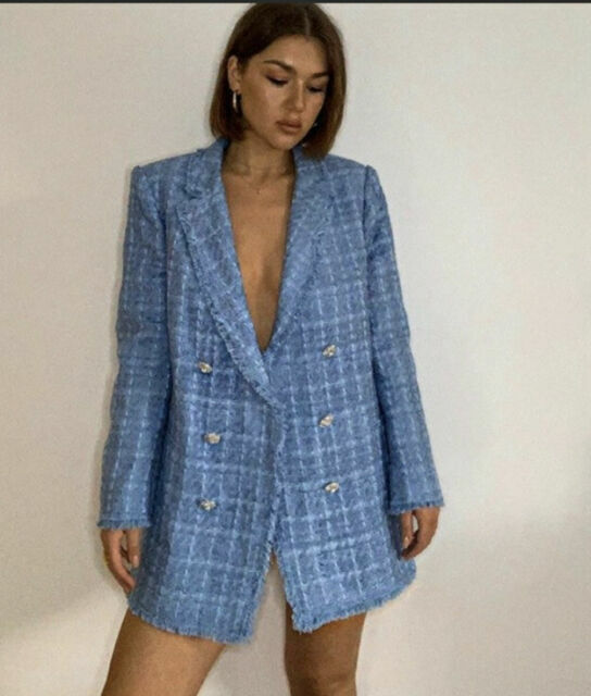 BLUELEA ブルレア Double button tweed jacket Bluelea ブルレアDouble Button Tweed Jacket BLUELEA ブルレア