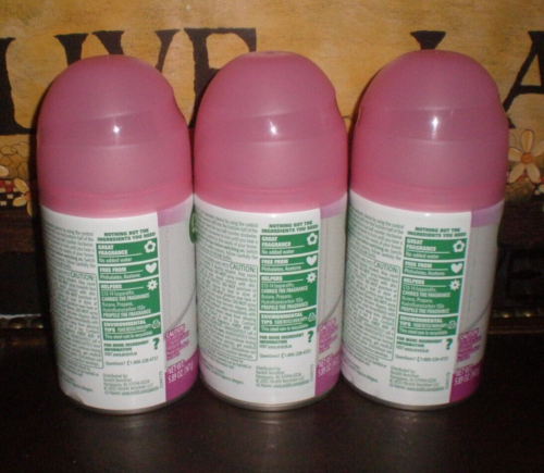 3 AIRWICK SUMMER DELIGHTS 24/7 Fresh Automatic Spray Can Refills Fresh New Day - Picture 2 of 4