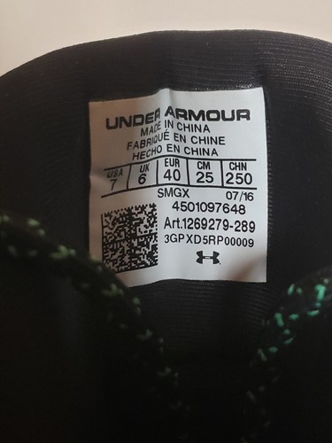 Under Armour Steph Curry 3s Basketball Shoes Men’s Grey Matter Green US7/UK6 - Picture 8 of 9