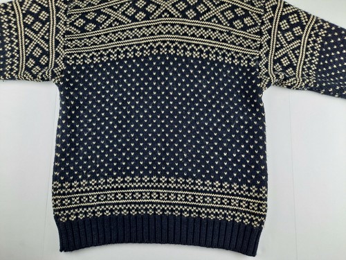 Vintage Heather & Tweed Men M Wool Henley Button Sweater Patterned Thick Knit C - Picture 5 of 11