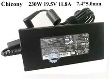 Genuine Chicony 19.5V 11.8A 230W Charger for MSI GE75 Raider 7.4mm AC Adapter