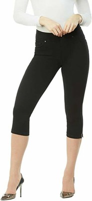 black capri jeans
