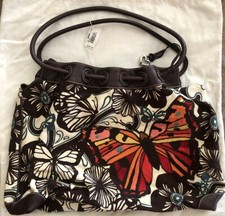 Brighton Delia Handbag Hobo Purse Monarch Butterfly NWT Rare!