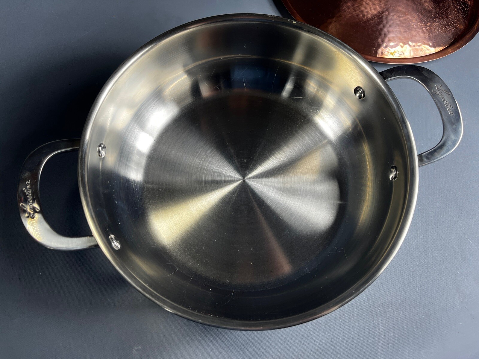 Giada De Laurentiis Lagostina Stainless Steel/Copper 4qt. Dutch Oven w